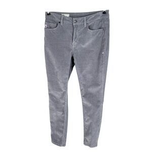 Stio Rivet Corduroy Pants Womens Size 6P Gray Stretch Organic Cotton 27.5in